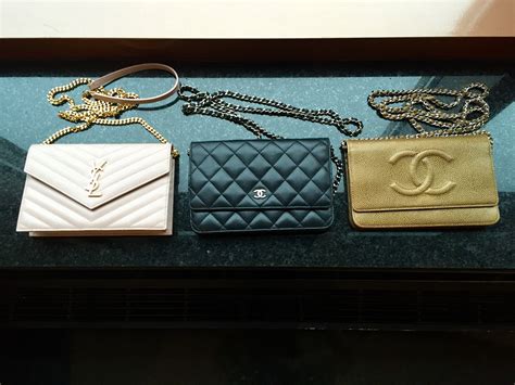 Chanel vs. YSL Wallet on Chain Comparison (WOC) 